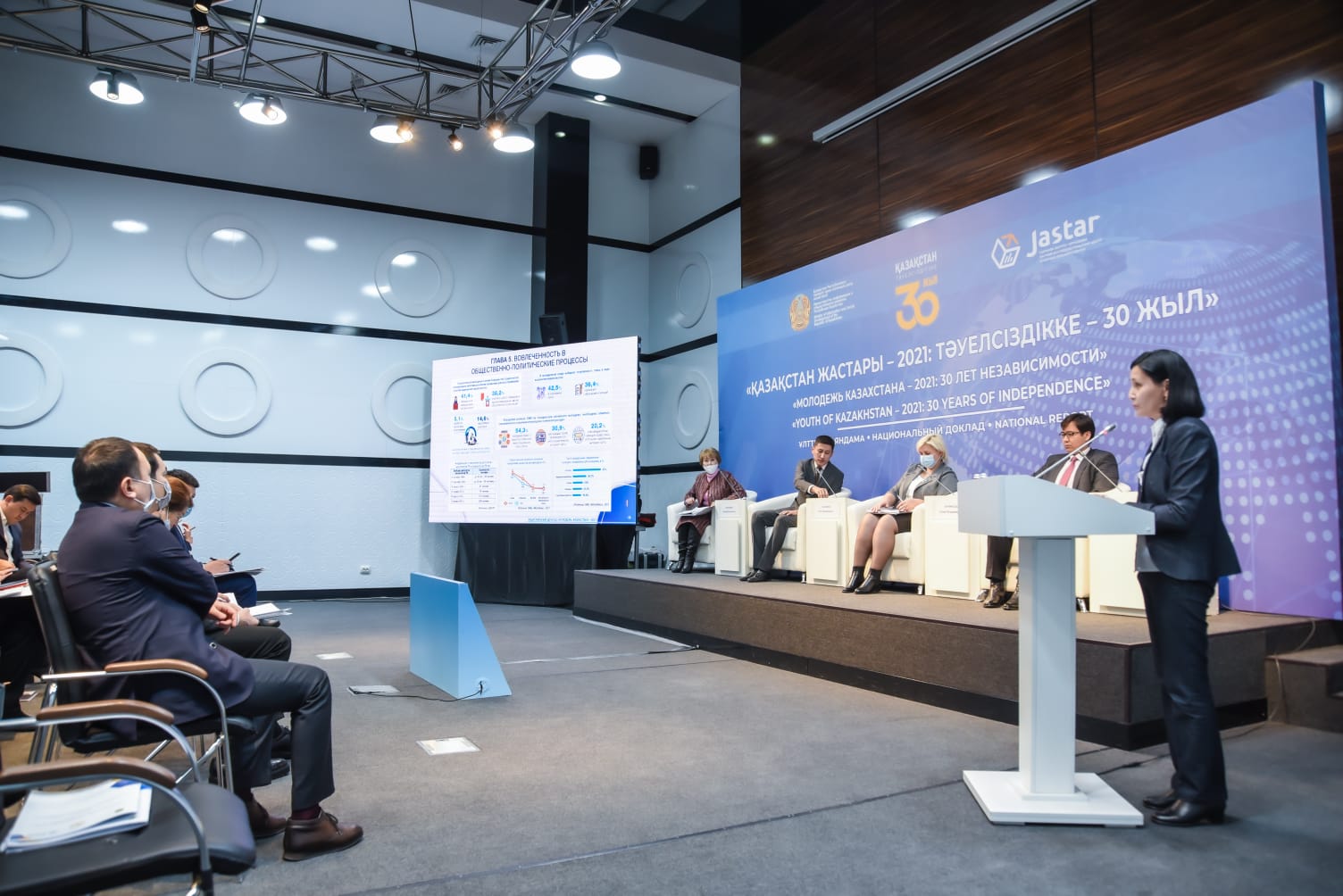 «Қазақстан жастары» ұлттық баяндамасының таныстырылымы өтті