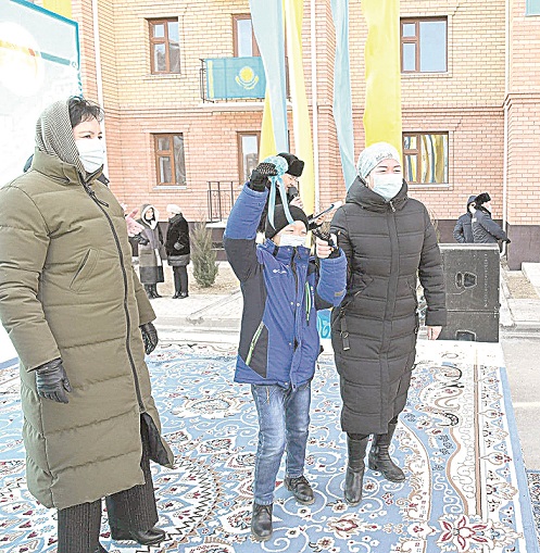 Мереке қарсаңында баспаналы болды