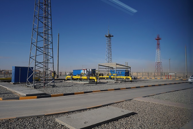 Туристік хабқа газ коммуникациялары тартылды