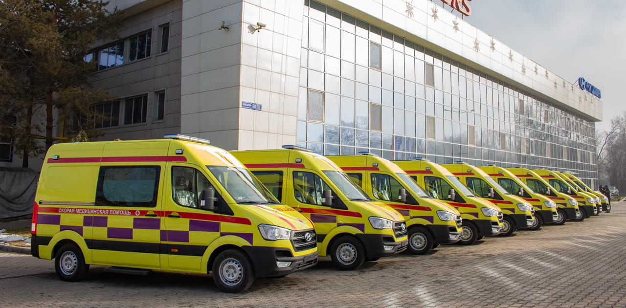 Алматыға 10 реанимобиль сыйлады