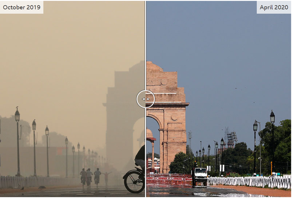 Әлемдік пандемия кезеңінде ауаның тазара бастағаны байқалған