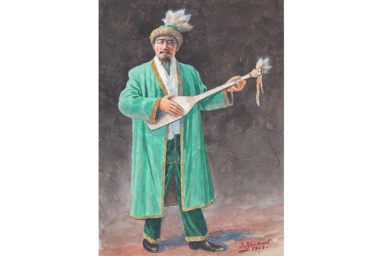 Біржан салдың суреті қалай салынды?