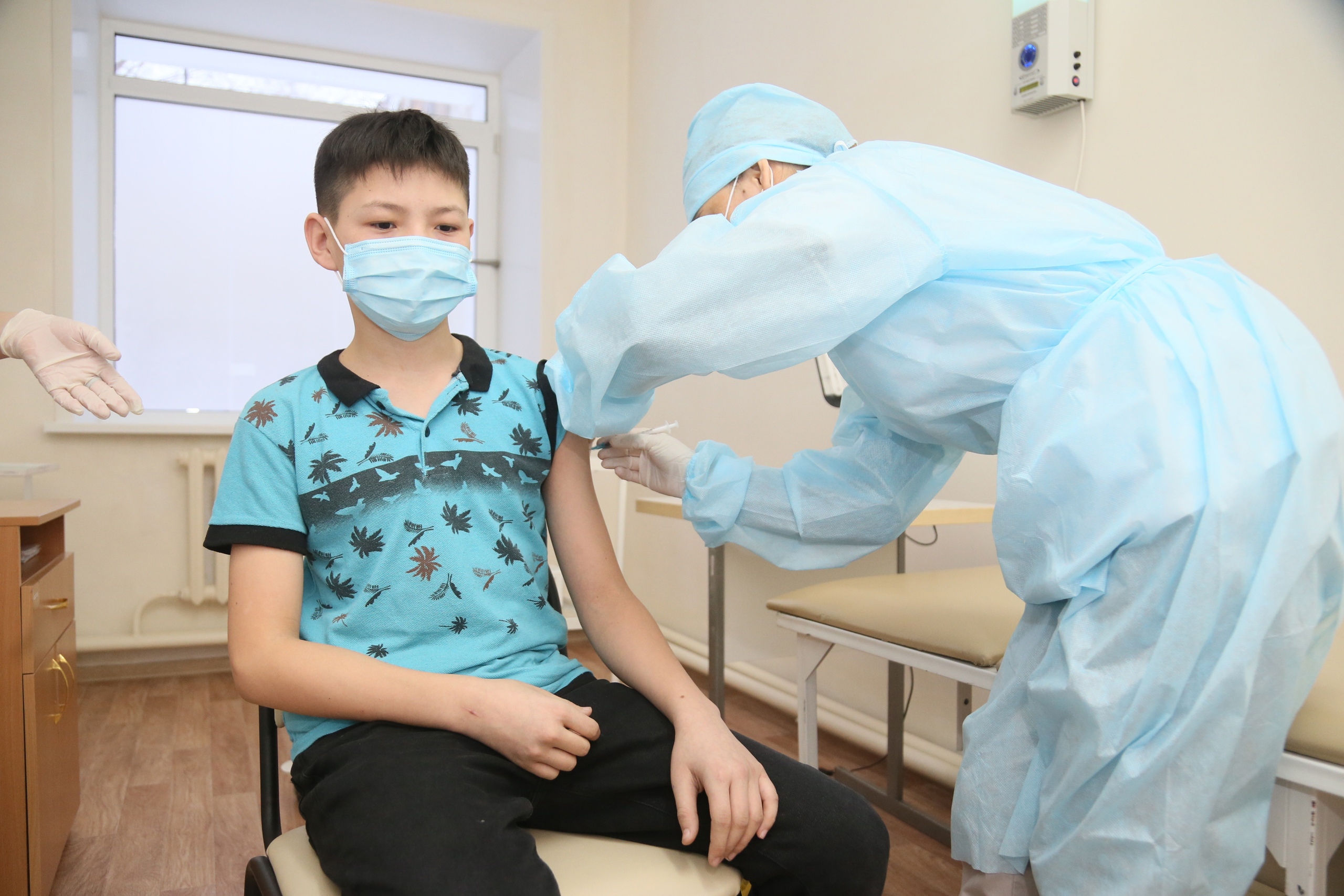 5 мың оқушы вакцина алды