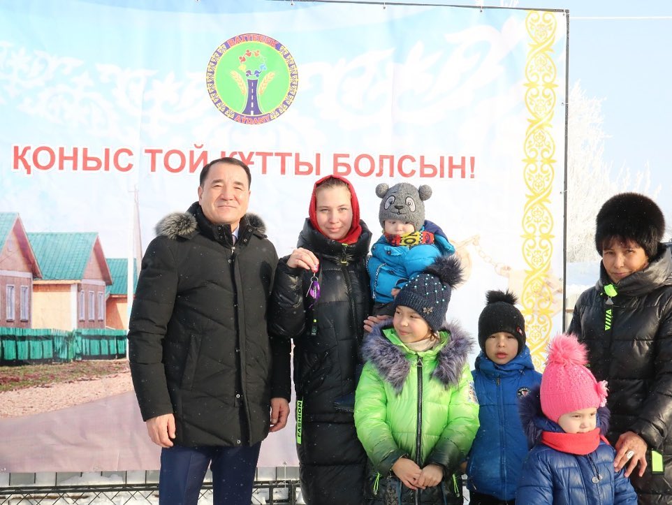 Кәсіпкер салған үй пайдалануға берілді