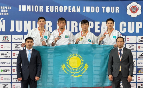 Қазақстандық дзюдошылар Еуропа кубогінен 5 медаль жеңіп алды