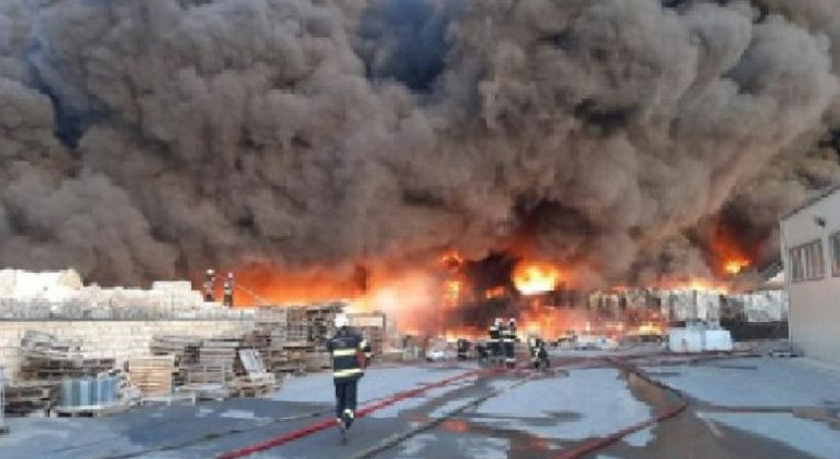 Әзірбайжанда май шығаратын зауыт өртенді