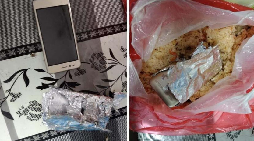 Қызылордада тергеу изоляторына әкелген тамақ ішінен телефон шықты