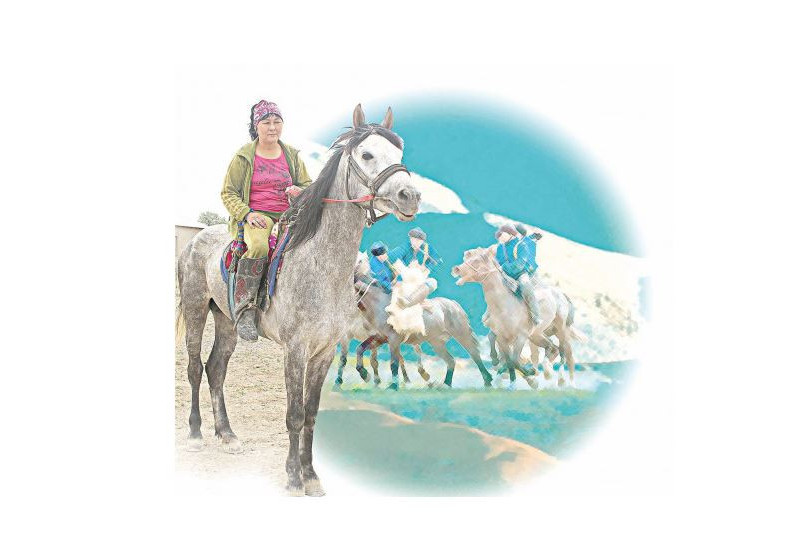 Көкпаршы келіншек