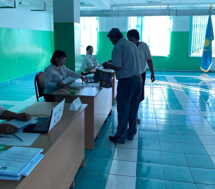 Қызылордада дауыс берушілердің 65,3 пайызы өз таңдауын жасады