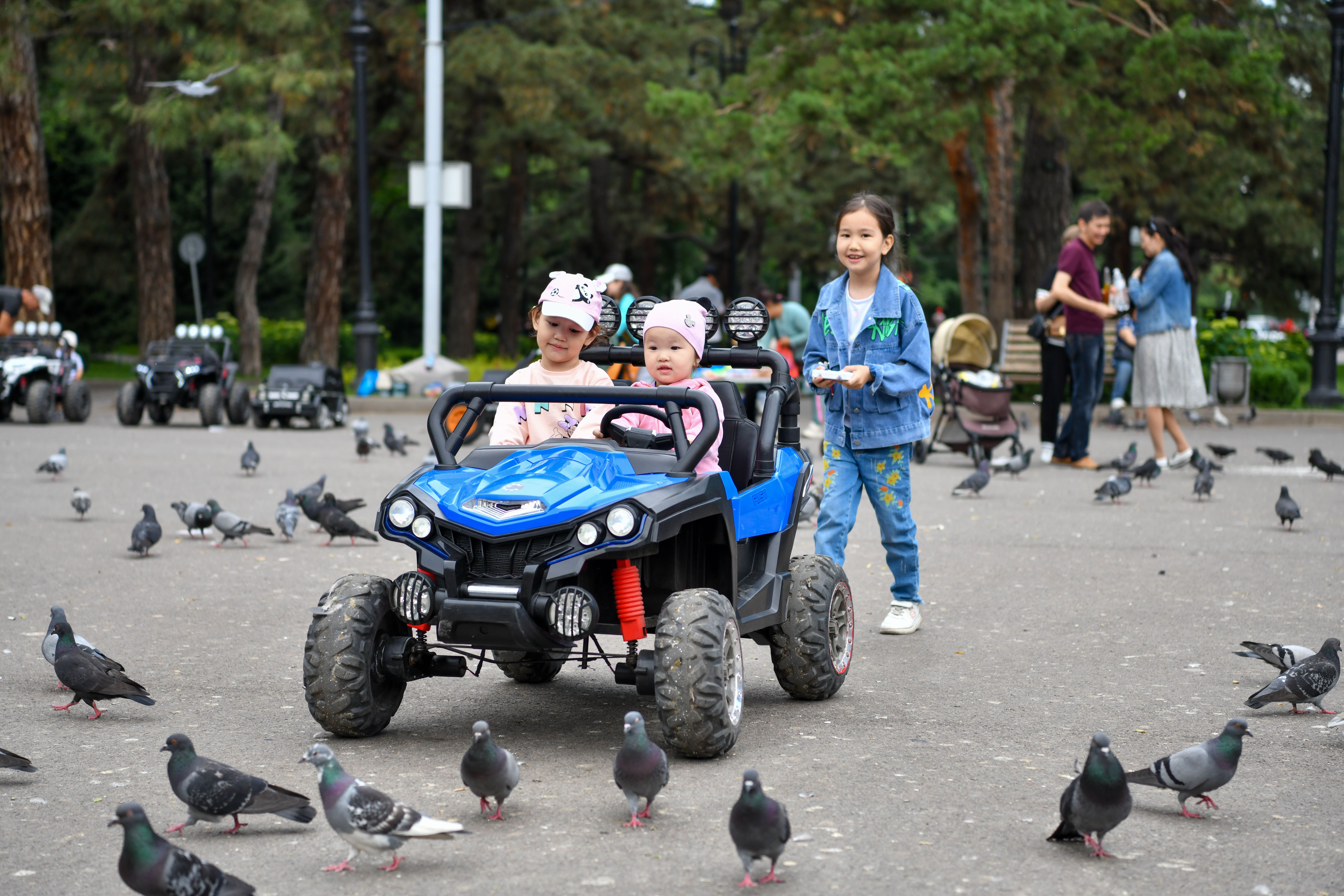 Қандай жақсы баланың қуанғаны!