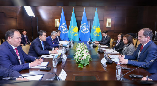 Премьер-Министр БҰҰ Бас хатшысының орынбасарымен кездесті