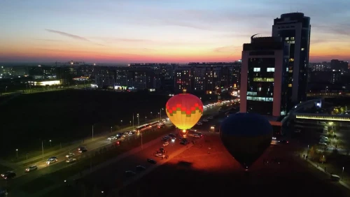 Елордада әуе шары құлады