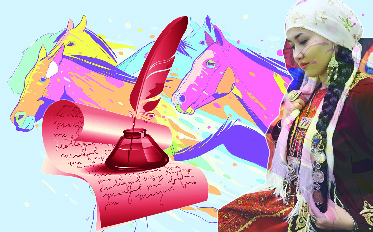 «Алтын бу айна көлдің бетін жабар...»