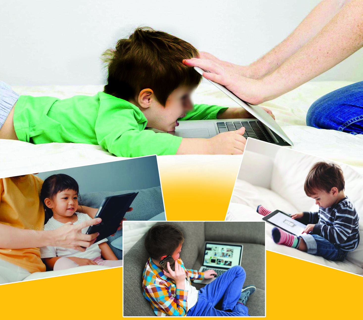 Телефонға телінген балалық