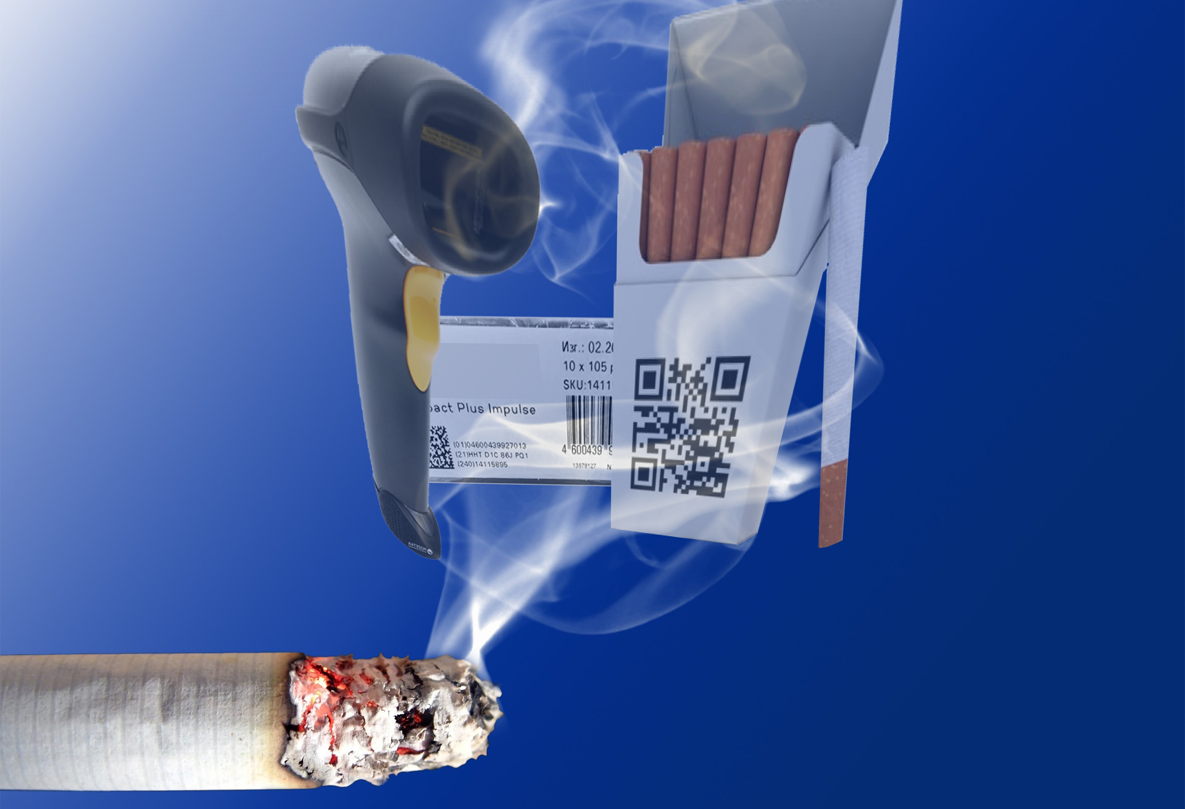 Цифрлы белгісі жоқ темекіге айыппұл салынады