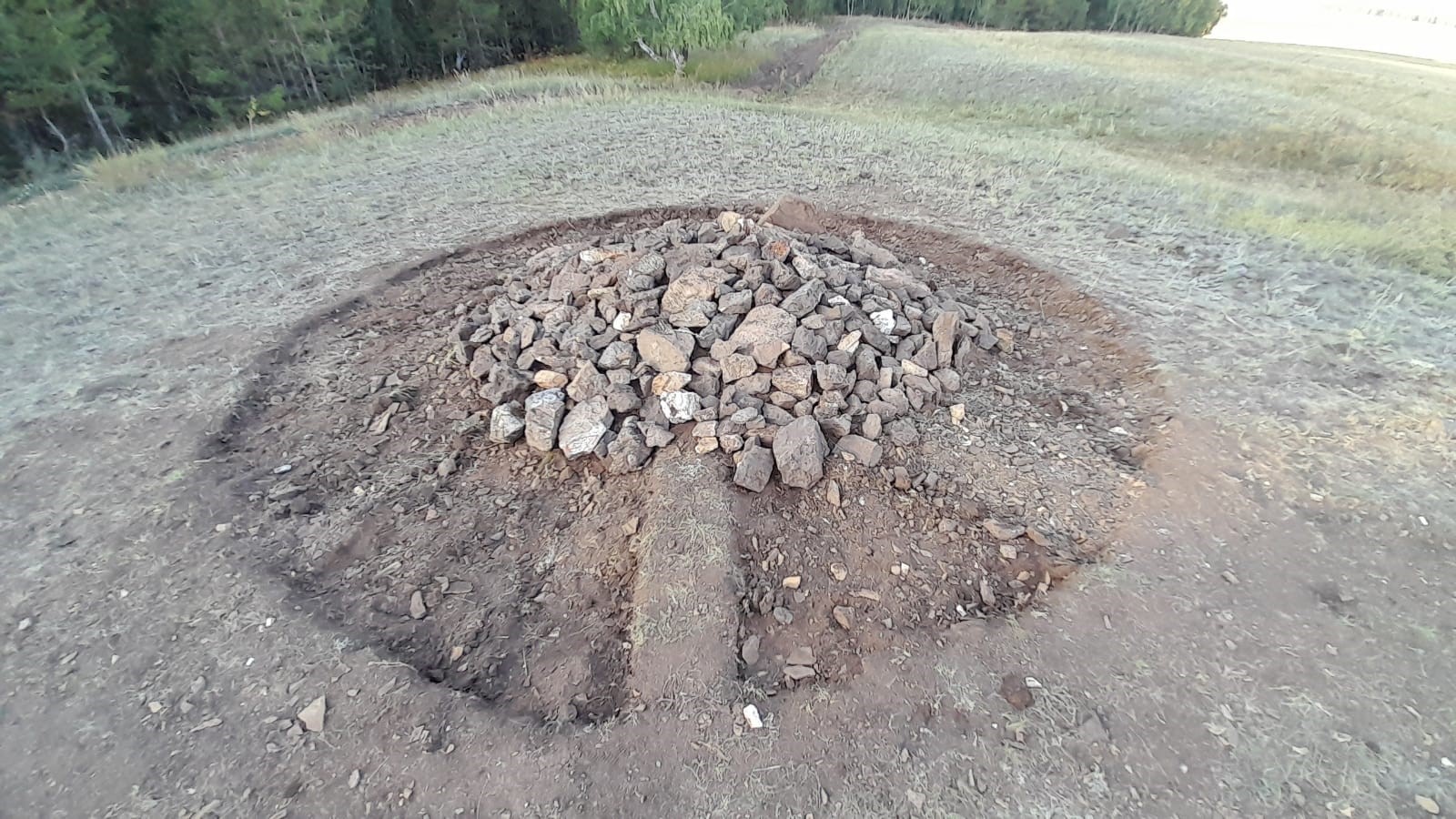 Қазыналы Көкшенің қойнауындағы із