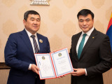 Екі қазақстандыққа Моңғолия президентінің марапаты табысталды