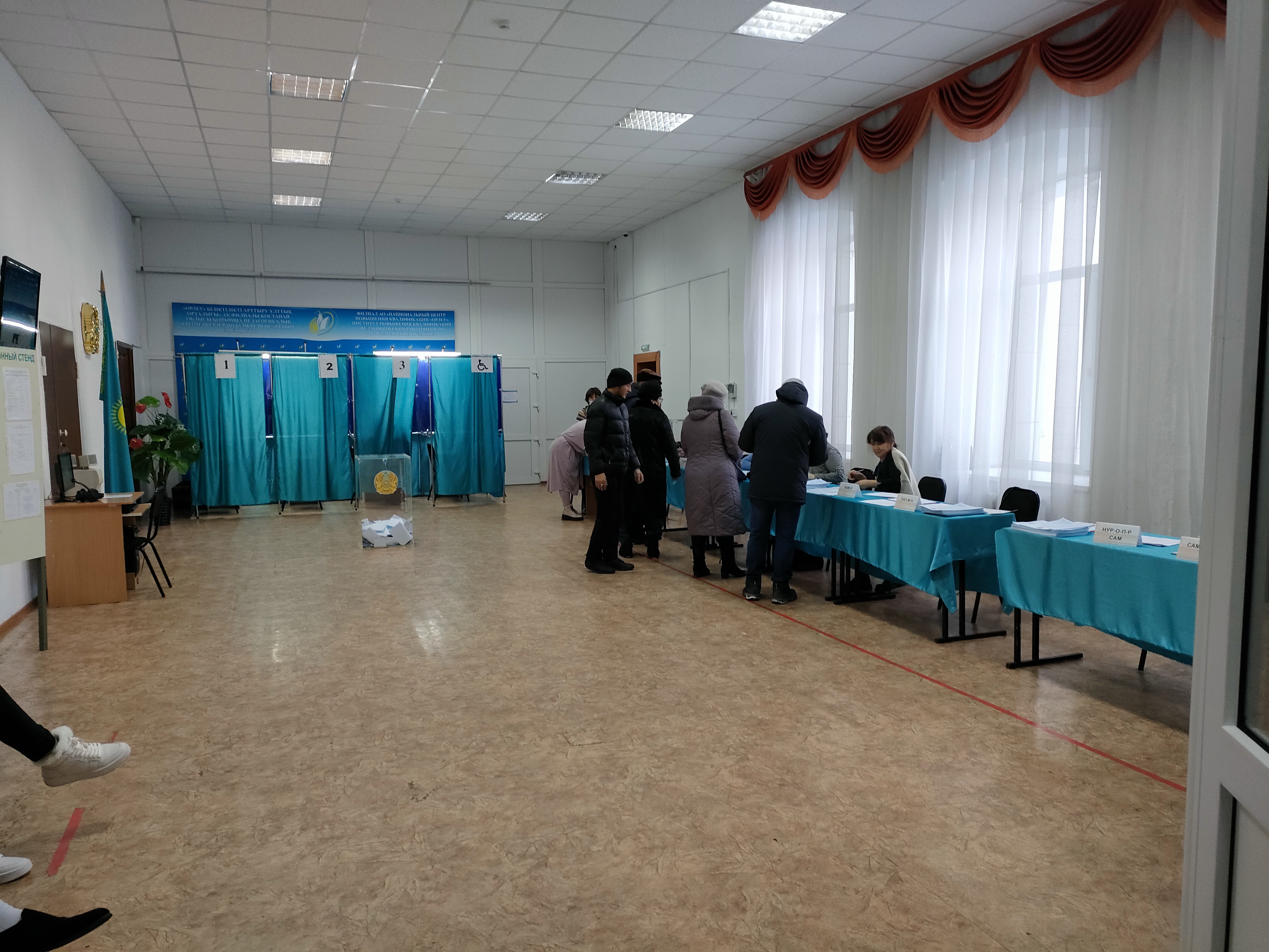 Қостанай облысы тұрғындарының жартысына жуығы дауыс берді