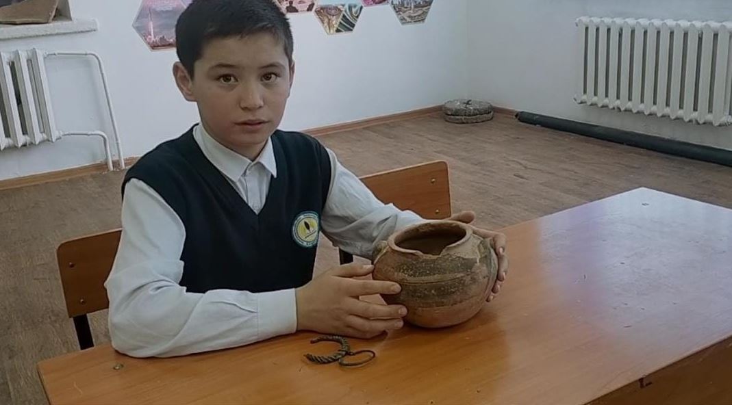 Оқушылар тапқан олжа