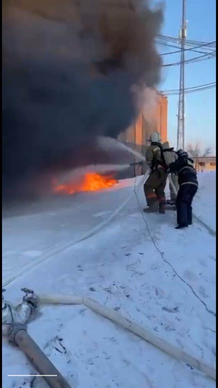 Ақтөбе облысында электр станциясы өртенді
