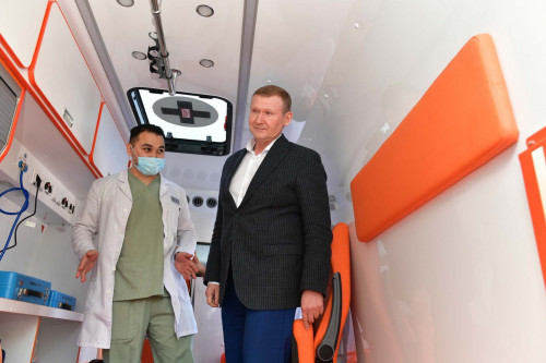 «АрселорМиттал Теміртау» АҚ Теміртау орталық ауруханасына жабдық сатып әперді