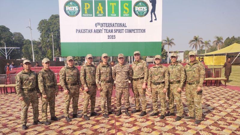 Қазақстан әскерилері Пәкістандағы жарыста екінші орын иеленді