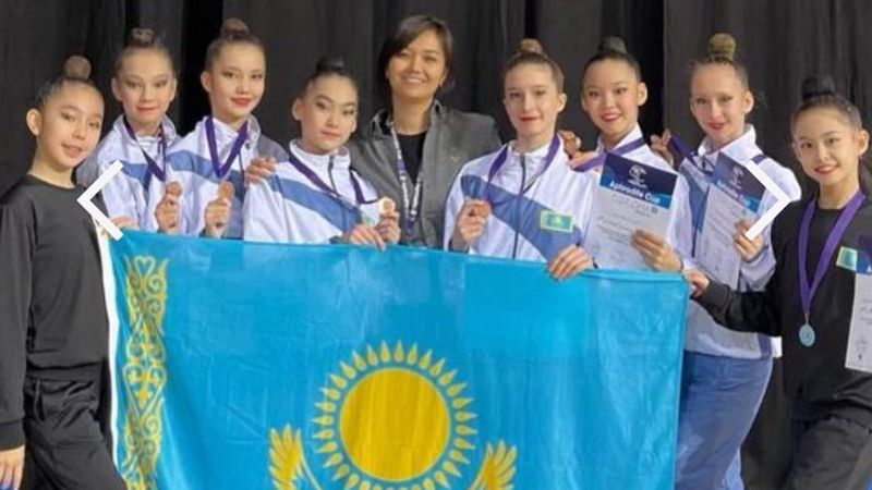 Қазақстан гимнасшылары «Афродита Кубогында» алты медаль иеленді