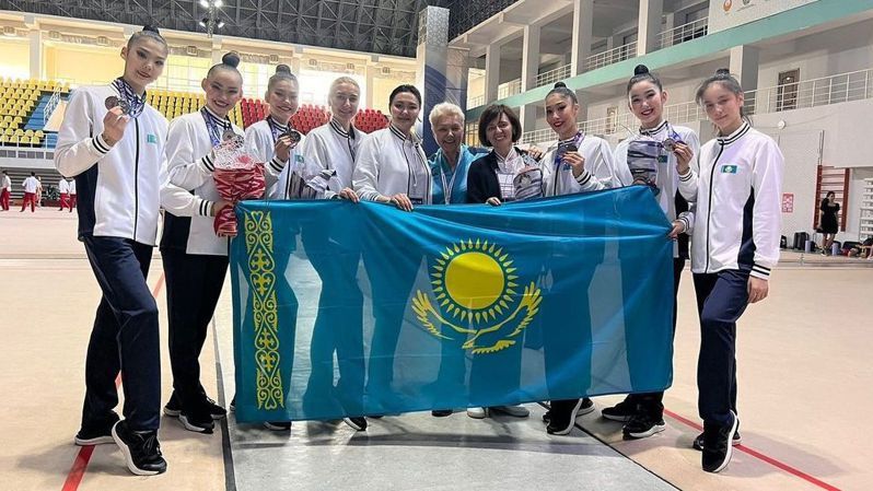 Ташкентте қазақстандық гимнастшылар екі медаль жеңіп алды