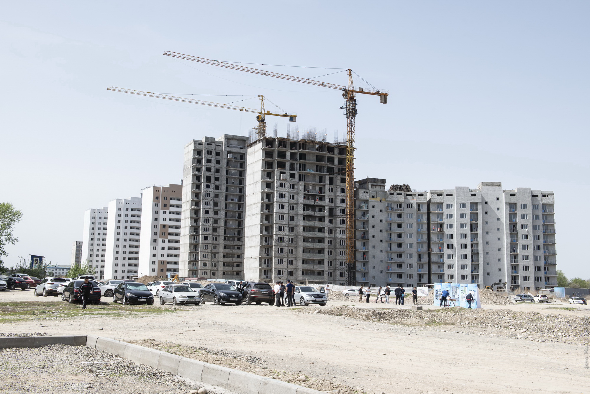 Құрылыс алаңына айналған өңір