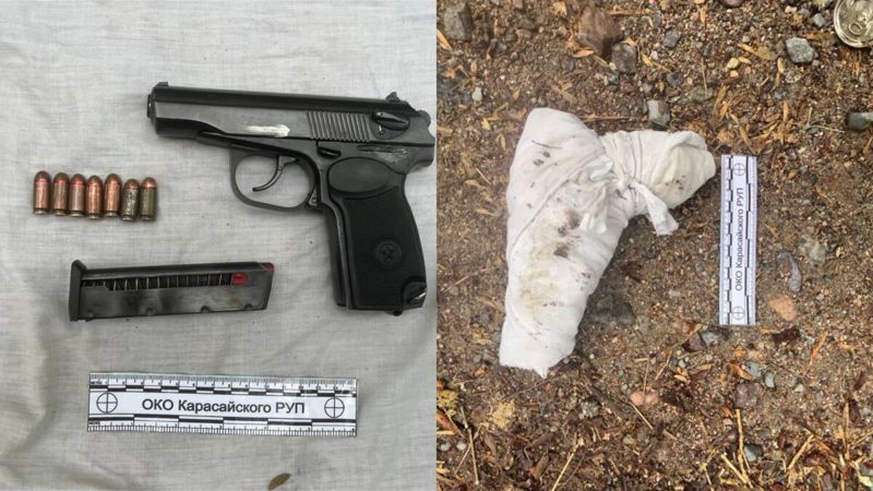 Алматы облысында тапанша мен бірнеше оқ жасырылған орын анықталды