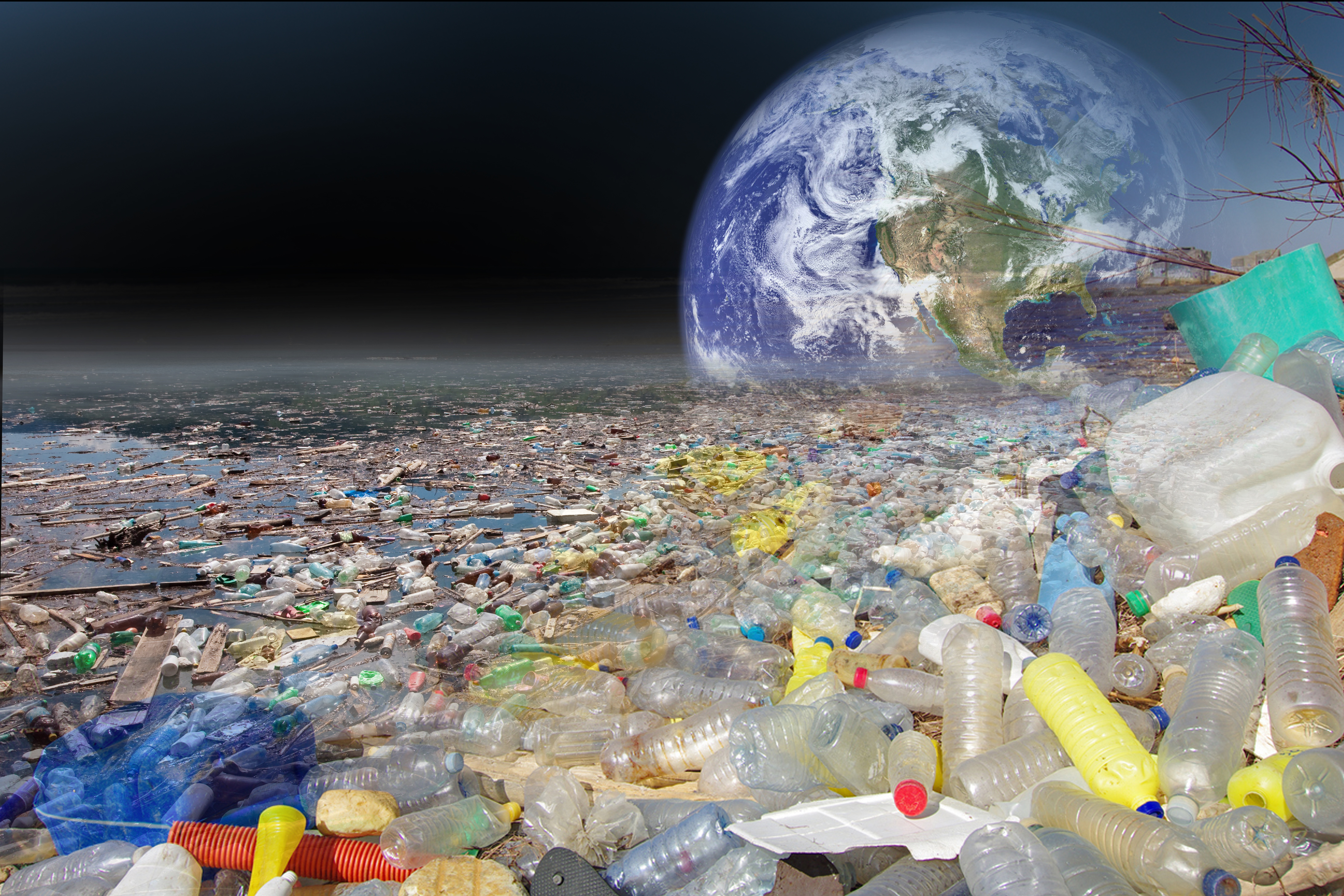 Пластмассаға көмілген әлем