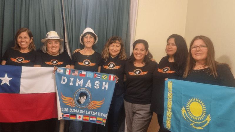 Димаш Құдайбергеннің әндері Чили радиосында шырқалады