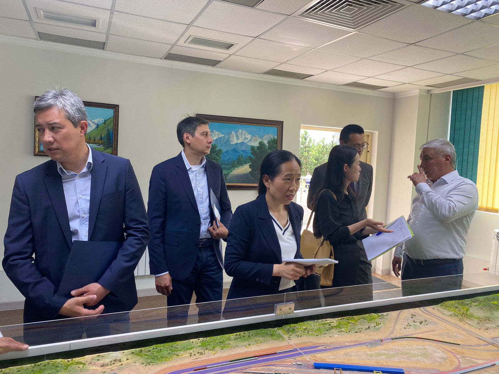 Қытай делегациясы Жаркент жерінде