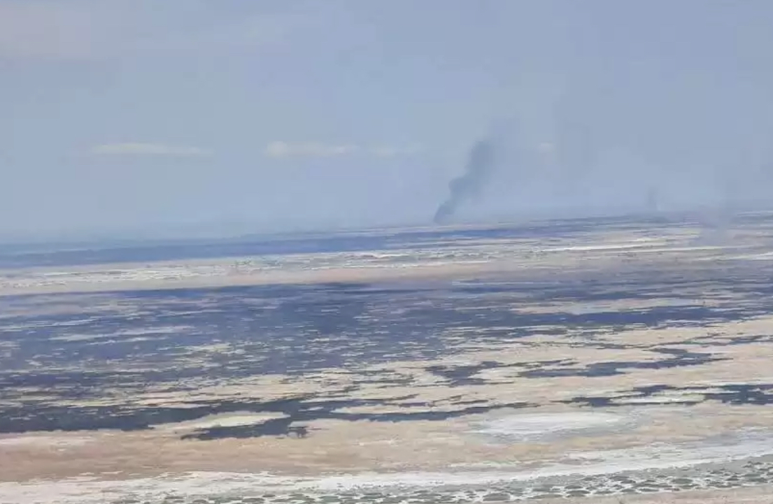 Іле-Балқаш резерватында өрт сөндіру жұмыстары жалғасып жатыр