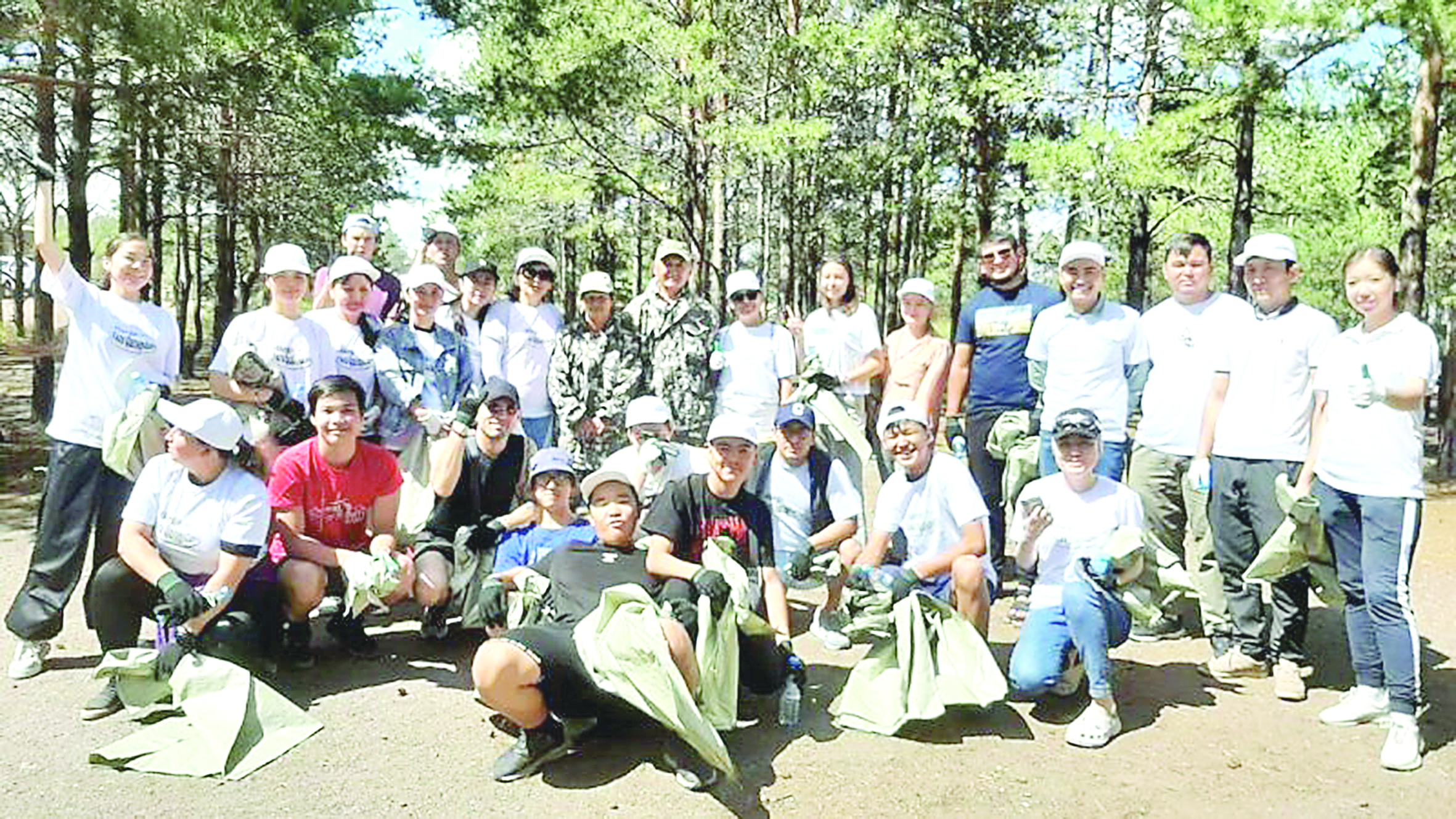 Алқапты қоқыстан тазартты