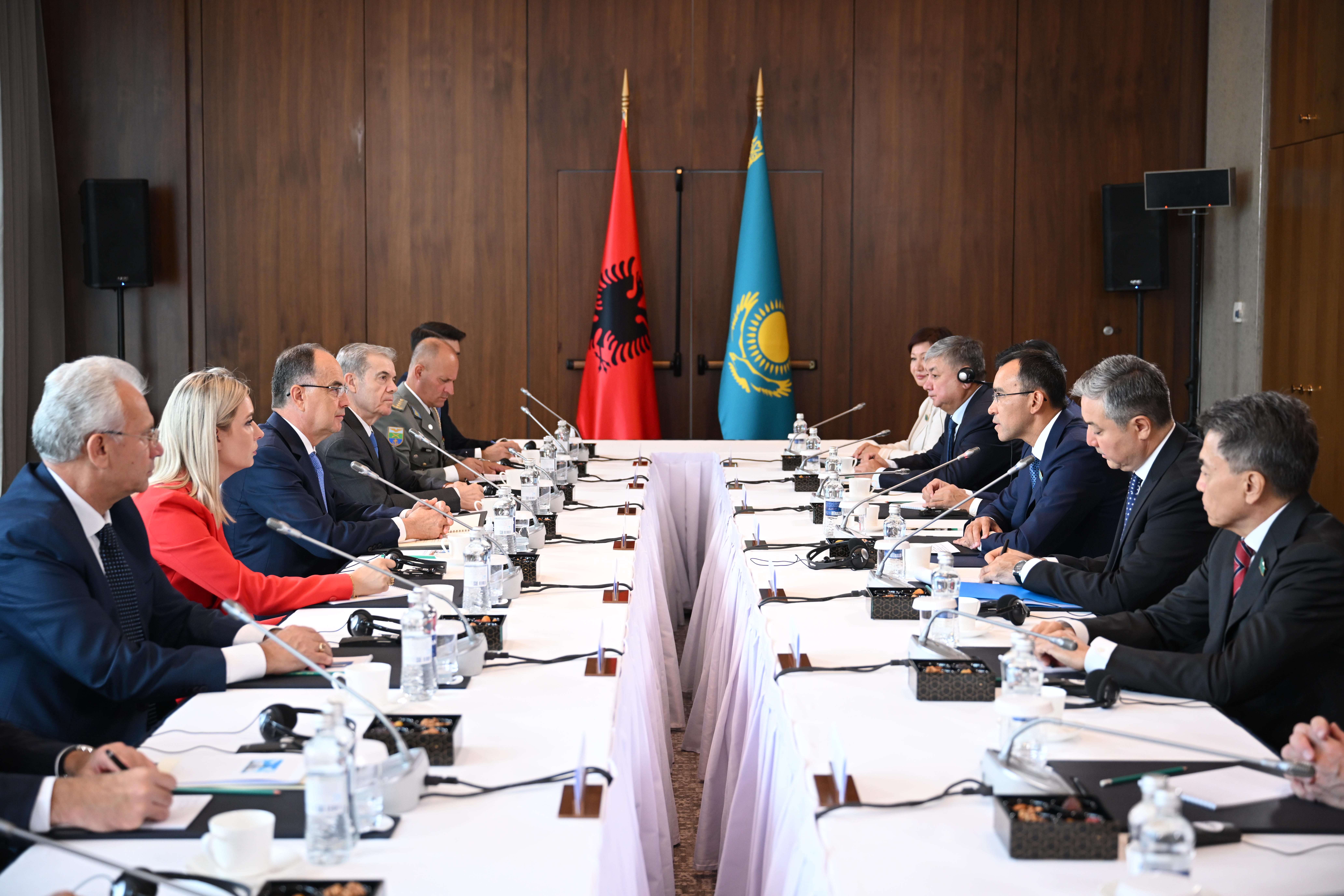 Сенат Төрағасы Албания Президентімен кездесті