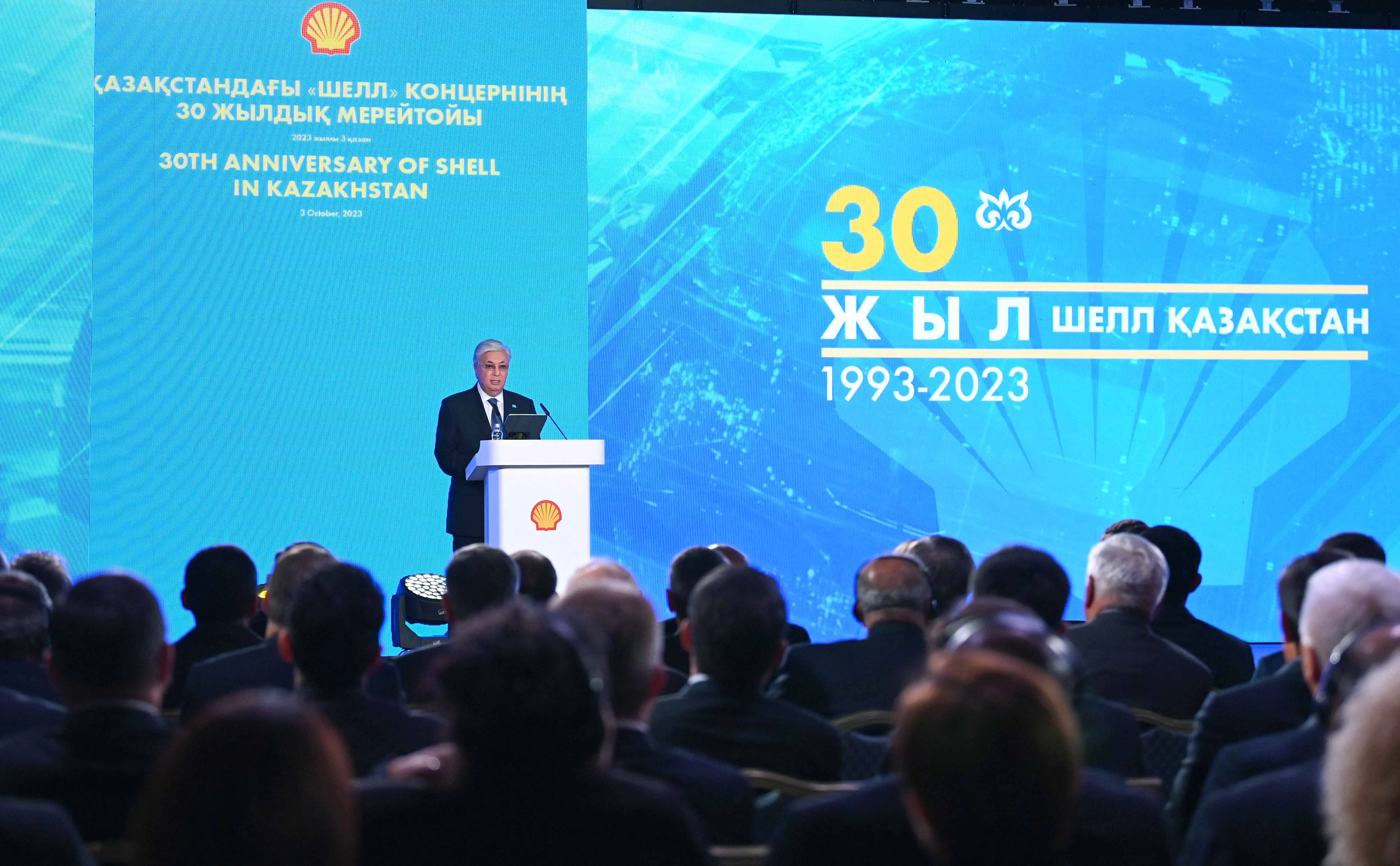 Президент: «Шелл» концерні әлеуметтік салаға айырықша көңіл бөледі