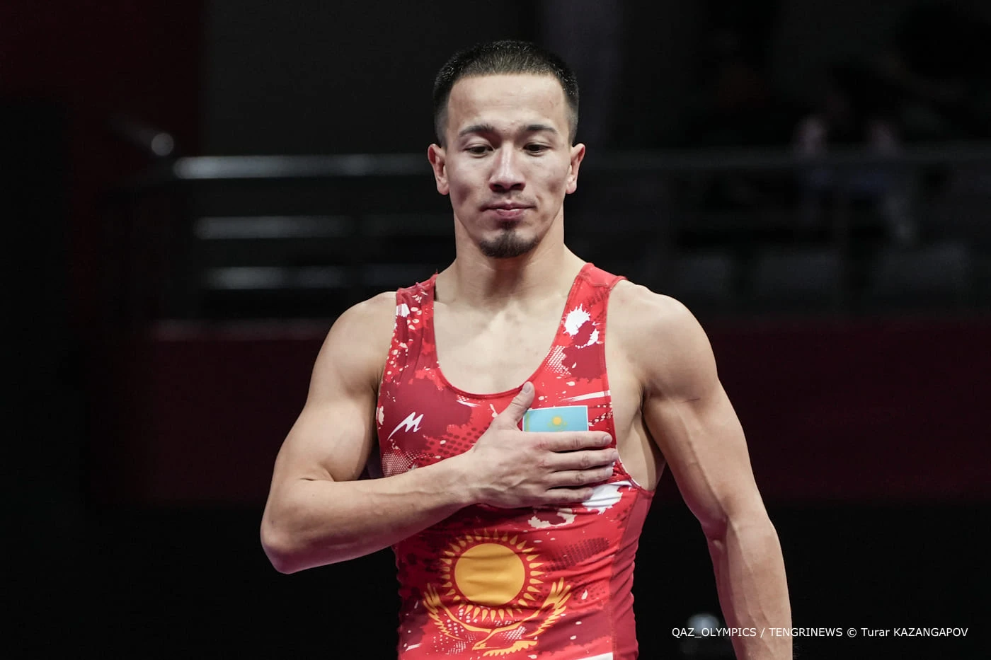 Президент грек-рим күресінен әлем чемпионы Айдос Сұлтанғалиды құттықтады