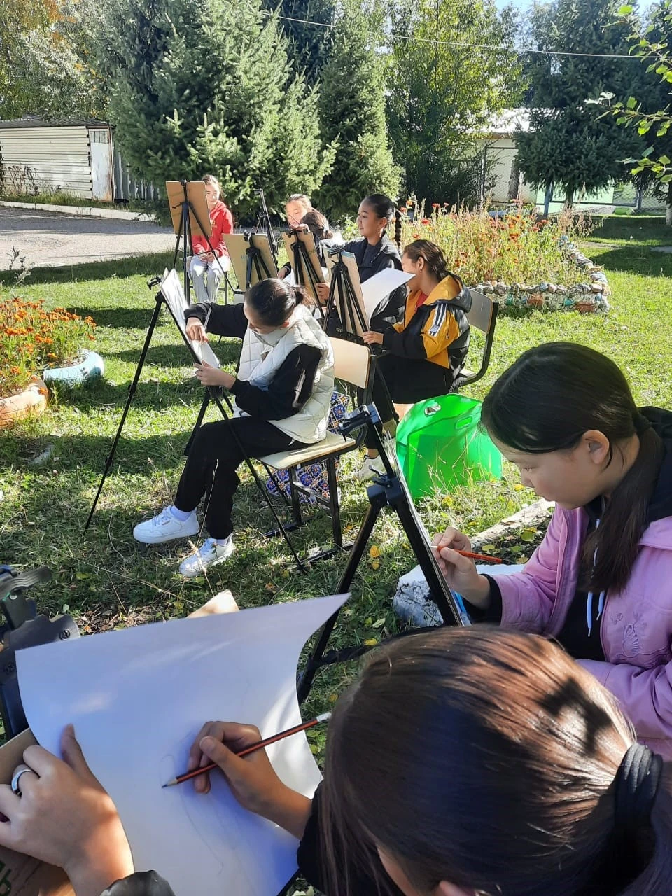 Бақ саясындағы балдырғандар