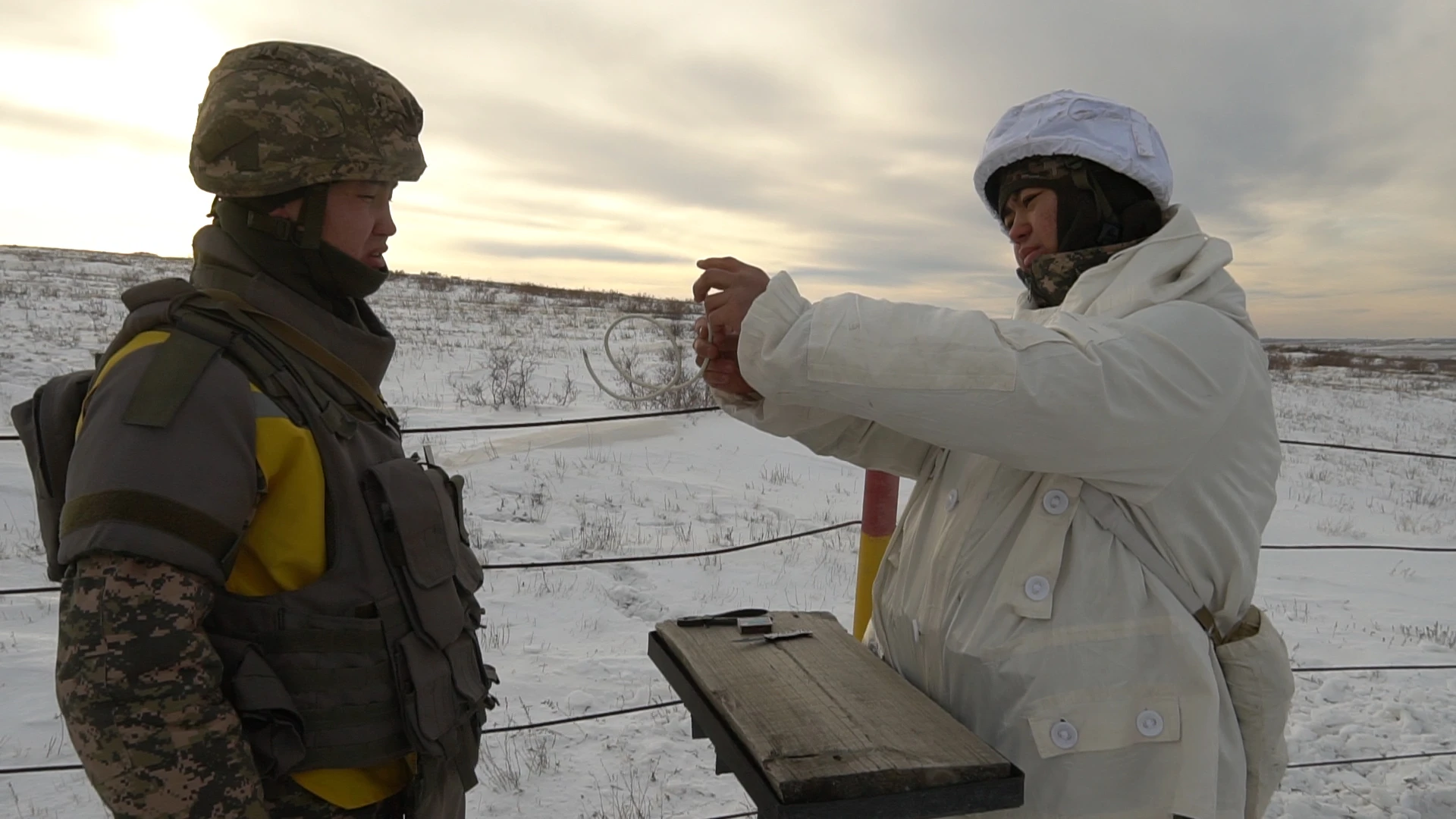 Жас саперлер сынақтан өтті