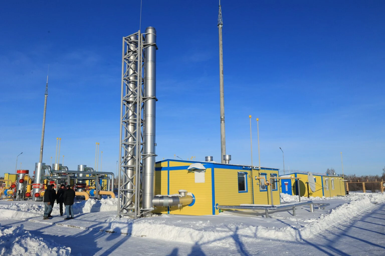 Газ тарату стансасы іске қосылды