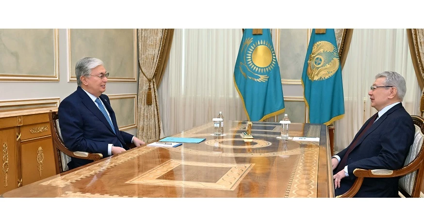 Президент белгілі мемлекет қайраткері Икрам Адырбековті қабылдады