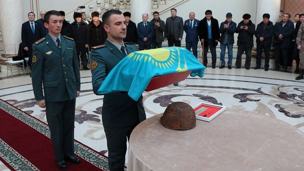 Жауынгер сүйегі елге жеткізілді