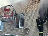 Петропавлда тұрғын үйден өрт шығып, екі адам ауруханаға түсті