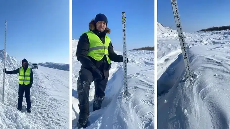 Биыл жауған қар мөлшері нормадан екі есе көп – Қазгидромет