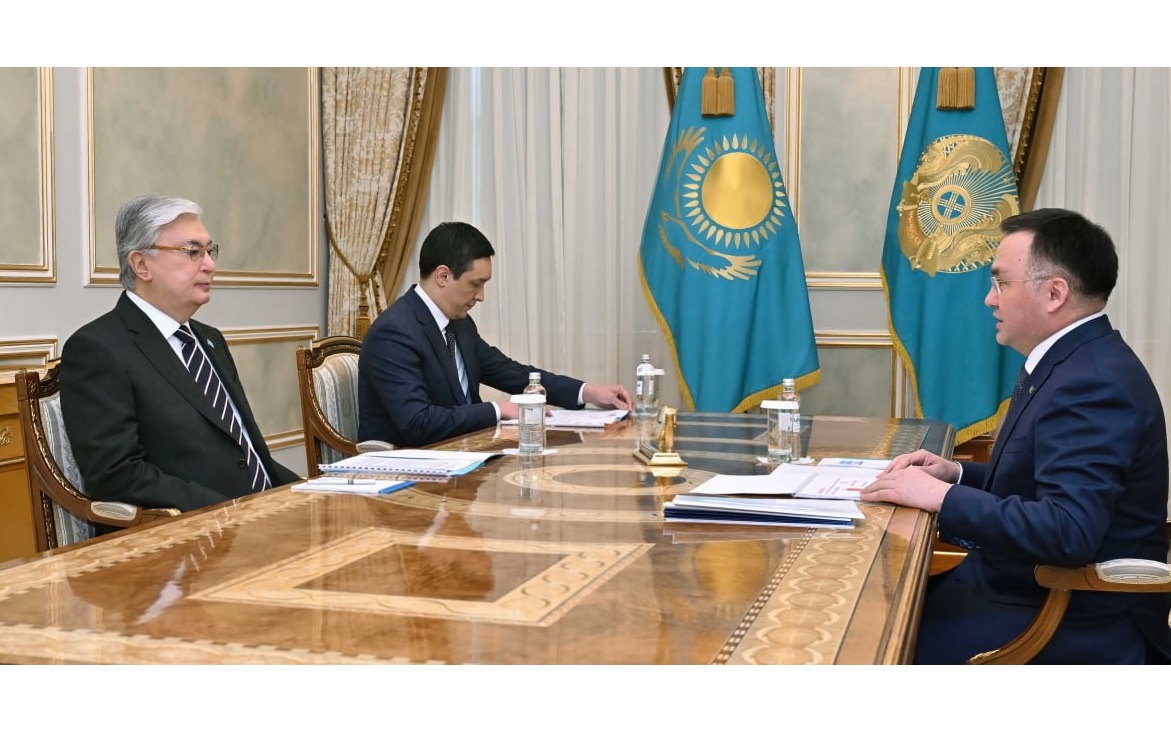 Мемлекет басшысы Жоғарғы Сот төрағасы Асламбек Мерғалиевті қабылдады
