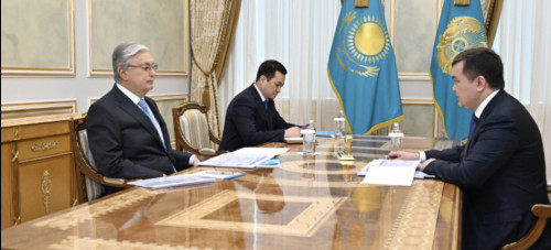 Мемлекет басшысы Жеңіс Қасымбекті қабылдады