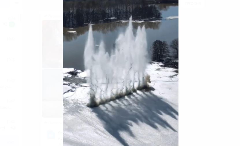 Ұлттық ұлан жауынгерлері мұз жару жұмыстарына қатысты