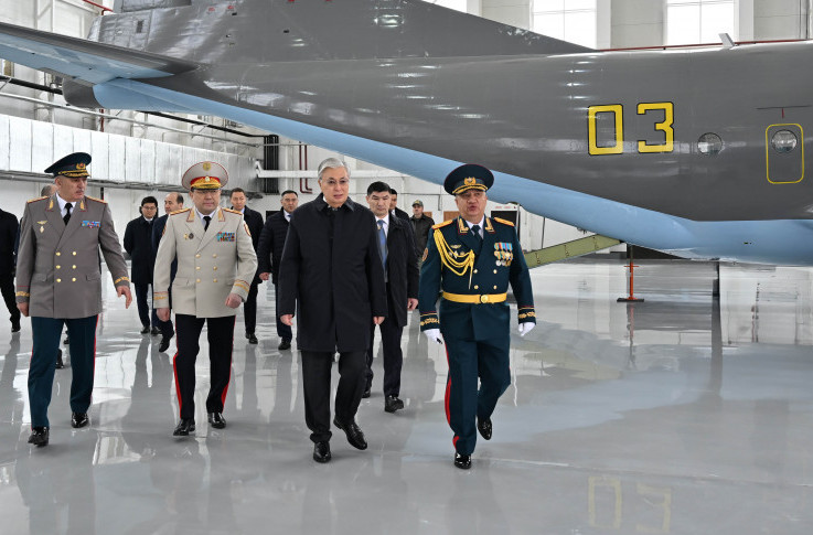 Мемлекет басшысы Ұлттық ұлан авиабазасының ашылу рәсіміне қатысты