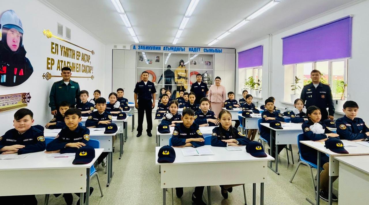 Асқар Забикулин атындағы кадет сыныбы ашылды